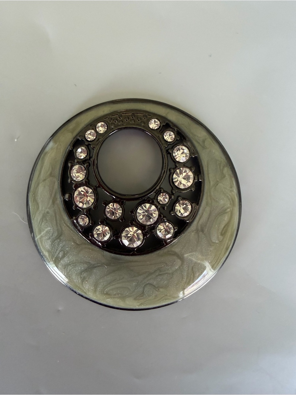 Vintage Y2K Lia Sophia retired Crystal Necklace Pendant